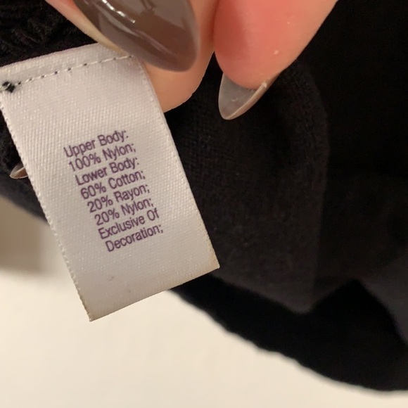 Jennifer Lopez Knit & Mock Neck Lace Top Light Sweater - Picture 9 of 11